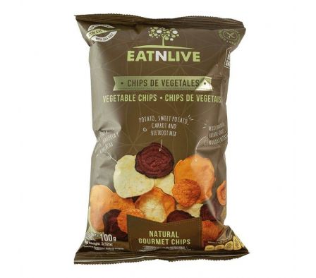 CHIPS VEGETALES X 100 GR.C/ SAL MARINA x 12 unid