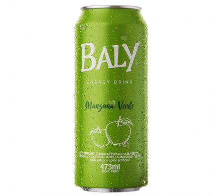 ENERGIZANTE BALY MANZANA VERDE 473ML.