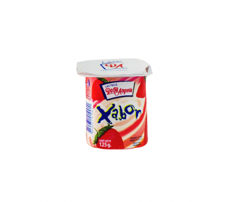 YOGHURT XABOR ENTERO FRUTILLA 125  GR 