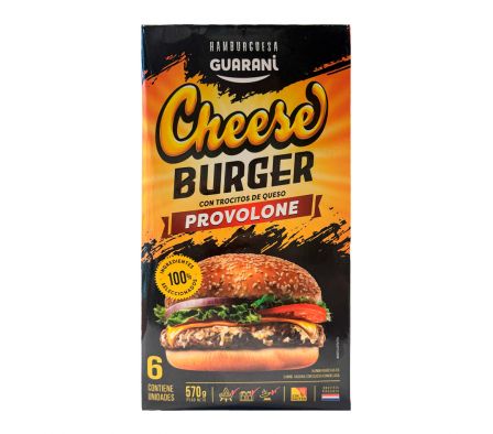 HAMBURGUESA CHEESE BURGUER 6 UN GUARANI