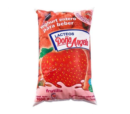 YOGHURT DOÑA ANGELA FRUTILLA 1 LT 