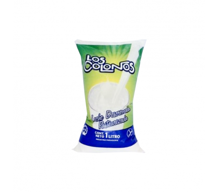 LECHE LOS COLONOS SACHET DESCREMADA 1 LT