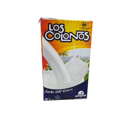 LECHE LOS COLONOS TETRA ENTERA 1 LT