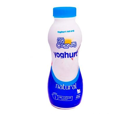YOGURT NATURAL BOT 800 GR LOS COLONOS 