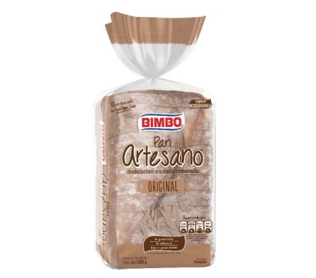 PAN ARTESANO INTEGRAL 500 GR BIMBO