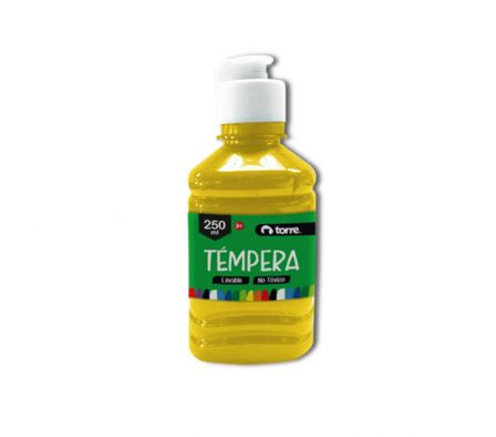 TEMPERA 250 ML TORRE AMARILLO