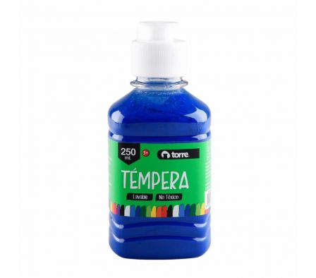 TEMPERA 250 ML TORRE AZUL