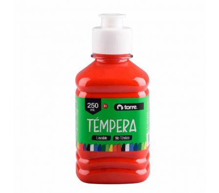 TEMPERA 250 ML TORRE ROJO