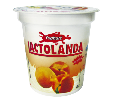 YOGHURT LACTOLANDA POTE DURAZNO 140  GR