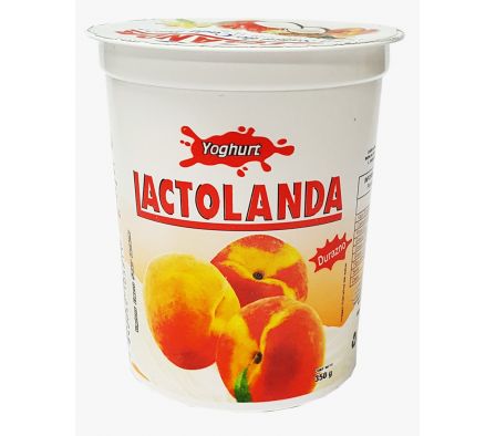 YOGHURT LACTOLANDA DURAZNO 350  GR