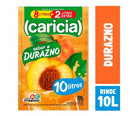 REFR. CARICIA DURAZNO 10LTS 100G (30)