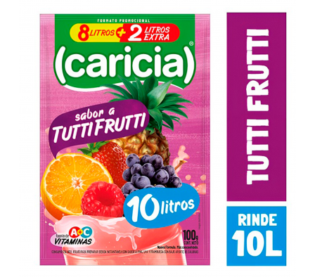 REFR. CARICIA TUTTI FRUTTI 10LTS 100G (30)