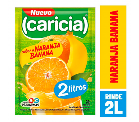 REFR. CARICIA NARANJA Y BANANA 2LTS 20G (160)