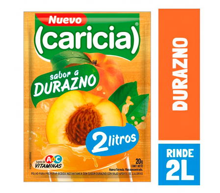 REFR. CARICIA DURAZNO 2LTS 20G (160)