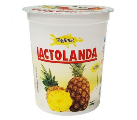 YOGHURT LACTOLANDA POTE PIÑA 350  GR