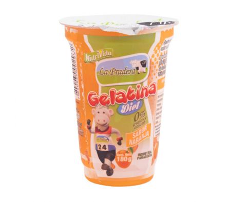 GELATINA DIET NARANJA LA PRADERA 180 GR