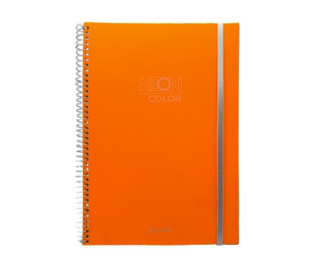 CUADERNOS 48 H PVC C/CORDON NEON ALAMO