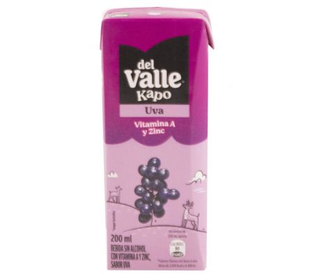 JUGO DEL VALLE KAPO UVA 200ml