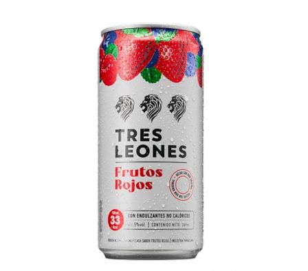 RON TRES LEONES FRUTOS R.LATA 269ml