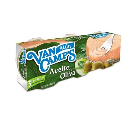PACK ATUN VAN CAMPS OLIVA 3x80gr