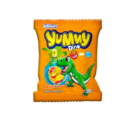 GELATINA YUMY PAQ 30 GR DINO X 12UNID