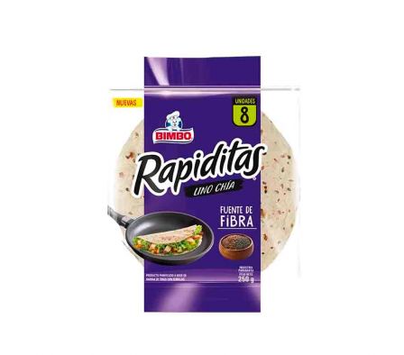 RAPIDITAS LINO CHIA 8PZ 250g BIMBO