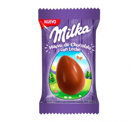 MILKA HUEVO DE CHOCOLATE CON LECHE 6X12X22GR