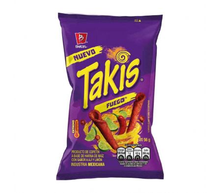 SNACK TAKIS FUEGO 56gr BARCEL