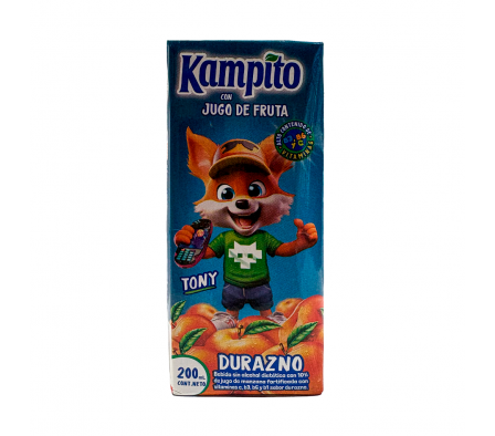 JUGO KAMPITO DURAZNO TETRA 200ml