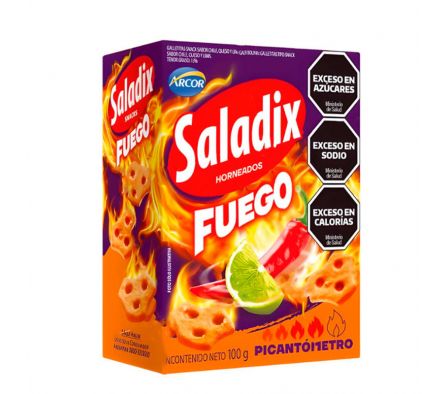 SNACK SALADIX HORN.PICANTE 100gr CAJA