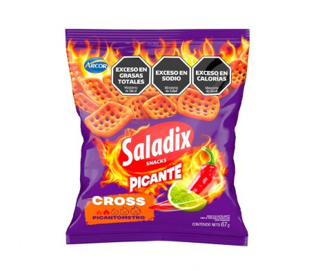 SNACK SALADIX CROSS PICANTE 67gr