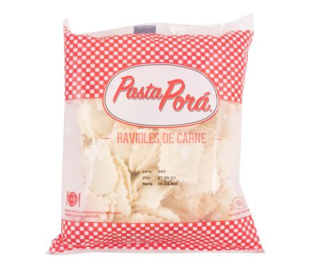 RAVIOLES PASTA PORA DE CARNE 500GR.