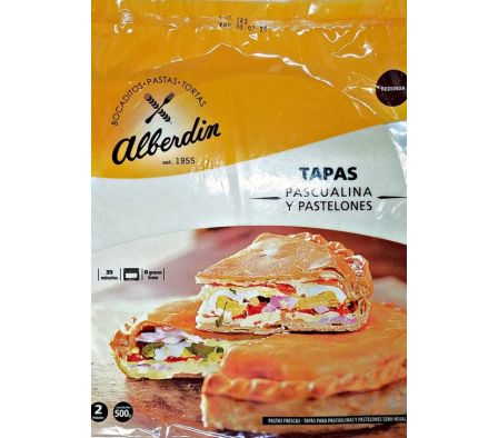 TAPA P/PASCUALINA ALBERDIN 500GR**