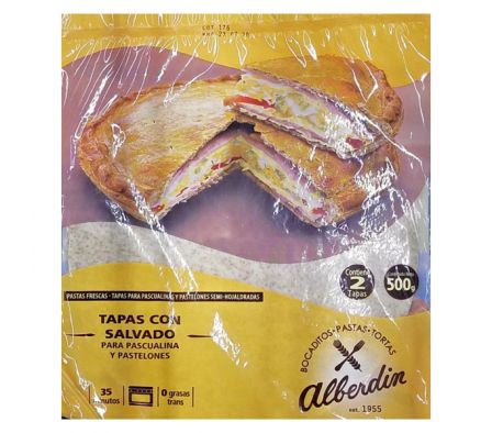 TAPA P/PASCUALINA ALBERDIN SALVADO