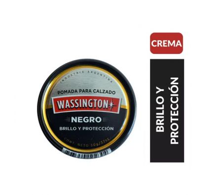 POMADA PREMIUN 30g/37CC NEGRA WASSINGTON