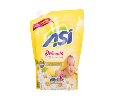 SUAVIZANTE ASI DELICADO 900ml DOY PACK