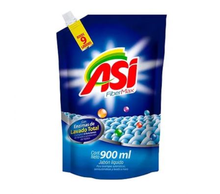 JABON LIQ.ROPA ASI F.MAX 900ml DOY PACK
