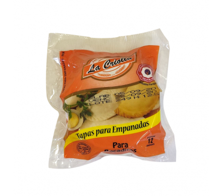 DISCO PARA EMPANADA LA CRIOLLA BOCADITO X 12 UND.