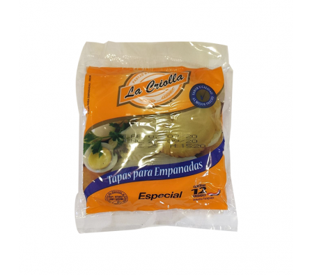 DISCO PARA EMPANADA LA CRIOLLA ECON. X 12 UND.