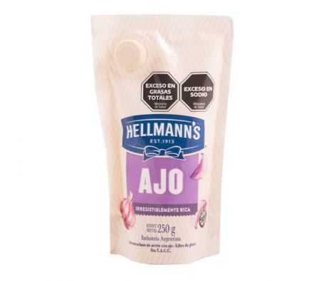 ADEREZO HELLMANS C/AJO 250gr