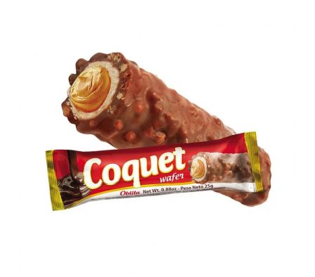 COQUET RELLENO DE MANI DE 25 GR X 20UNIDADES