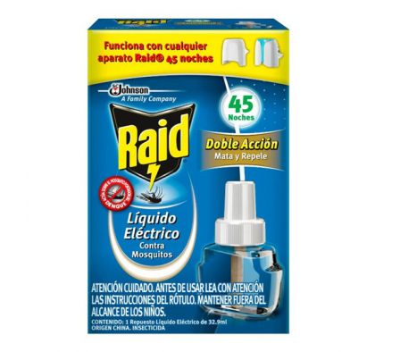 REPELENTE LIQ.RAID REFIL 9ml AER.