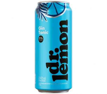 DR LEMON GIN TONIC LATA 473 ML
