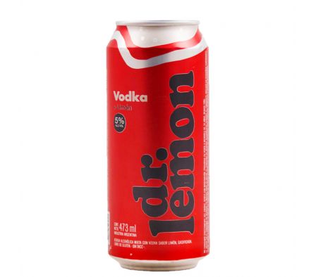 DR LEMON VODKA LATA 473 ML