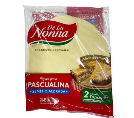 TAPA PASCUALINA SEMI HOJALD DE LA NONNA 450GR