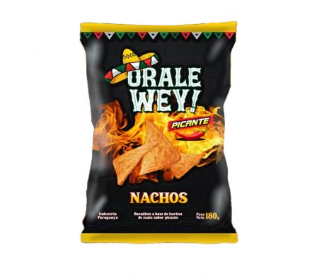 NACHOS ORALE WEY PICANTE 180gr