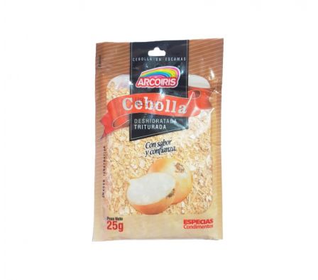 CEBOLLA DESHIDRATADA TRITURADA PAQ X 25GR 