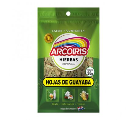 HOJA DE GUAYABA ARCO IRIS PAQ X 30GR 