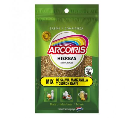 MIX DE SALVIA-MANZANILLA Y CEDRON KAPI´I PAQ 15GR