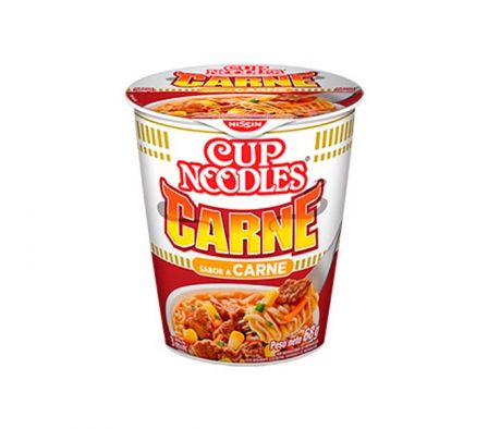 FIDEO NISSIN CUP NOODLES CARNE 69 GR